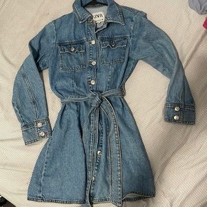 Denim Zara dress
